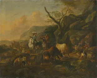 Landskap med jegere